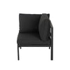 Outdoor 7 Piece Charcoal Grey Couches