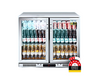 2-Door Stainless Steel Under Counter Can Cooler Wine Bar Fridge 208L | Pre Order