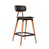 Felix Chair - Ply Seat - Lancaster Oak - Black Frame