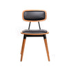 Felix Chair - Ply Seat - Lancaster Oak - Black Frame