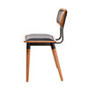 Felix Chair - Ply Seat - Lancaster Oak - Black Frame