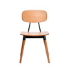 Felix Chair - Ply Seat - Lancaster Oak - Black Frame