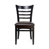 Florence Barstool - Chocolate - Chocolate Vinyl Seat