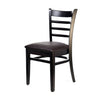 Florence Barstool - Chocolate - Chocolate Vinyl Seat