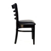 Florence Barstool - Chocolate - Chocolate Vinyl Seat