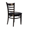 Florence Barstool - Chocolate - Chocolate Vinyl Seat