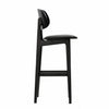 Ban Barstool - Black Dolaro Vinyl Seat - Wenge H Frame