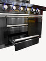 Macelleria Professional 6 Burner Outdoor Kitchen BBQ | Black High Grade #304  Stainless Steel