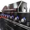 Macelleria Professional 6 Burner Outdoor Kitchen BBQ | Black High Grade #304  Stainless Steel