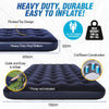 Bestway Queen Inflatable Air Bed Indoor/Outdoor Heavy Duty Durable Camping