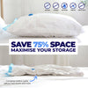 Home Master 24PCE Vacuum Storage Bags Small Re-Usable Space Saver 60 x 40cm