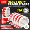 Handy Hardware 24PCE Fragile Tape Waterproof Heat Resistant Flexible 100m