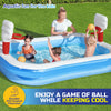 Bestway Inflatable Kids Basketball Pool Built-In Hoops Balls Included 636L