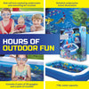 Bestway Inflatable Kids Pool 3D Undersea Adventure 3D Goggles Included 778L