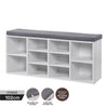 Home Master 2-In-1 Storage/Shoe Cabinet With Padded Cushion Bench 102cm