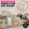 Pet Basic Retro TV Cozy Cat House Waterproof Mattress 39 x 47 x 38cm