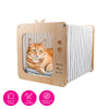 Pet Basic Retro TV Cozy Cat House Waterproof Mattress 39 x 47 x 38cm