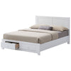 Wisteria Bed Frame Double Size Mattress Base Storage Drawer Timber Wood - White