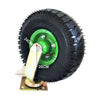 4x 10 Inch Swivel Castor Caster Pneumatic Tyres Wheels Trolley Cart Wheelbarrow