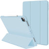 iPad Pro 11 Inch 2020 Soft Tpu Smart Premium Case Auto Sleep Wake Stand Cover Pencil holder ice blue