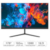 24" Full HD LED IPS Monitor 1920x1080P 165Hz 16:9 HDMI VGA Monitor-Black