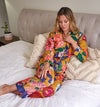 Pyjamas/ Floral Pure Cotton P J Set Pijamas Set Night Wear Soft Cotton Night Suit- Gift for her Bridesmaid PJ'sLounge Wear - S