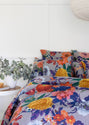 Floral Cotton Quilt Throw Bedspread Block Print Quilt Indian Quilt Comforter Duvet Cover Quilt Gift - Purple Anthro Floral