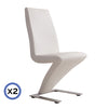 2 X Z Chair White Colour