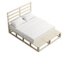 Industrial Coastal Pallet Bed Frame Bed Base Queen
