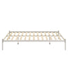 Metal Bed Base Frame Platform Foundation White Double