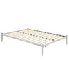 Metal Bed Base Frame Platform Foundation White Double