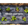Instahut 1.83m x 30m Weedmat Weed Control Mat Woven Fabric Gardening Plant PE