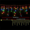 Jingle Jollys 800 LED Christmas Icicle Lights Mutlicolour