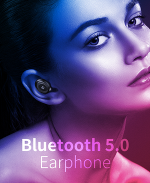 Shop FU - Latest Version True Wireless Bluetooth Earbuds in-Ear Stereo Bluetooth