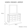 NOWRA 6 Drawer Dresser